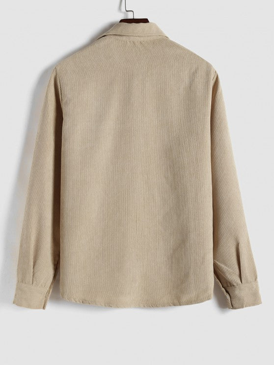 Ethan | Men's Corduroy Long Sleeves Shirt