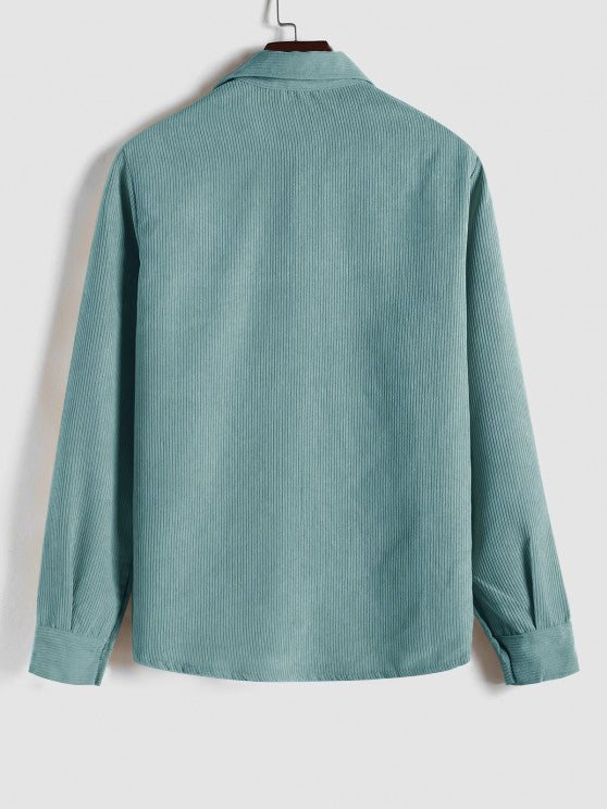 Ethan | Men's Corduroy Long Sleeves Shirt