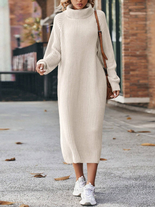 Susan | Knitted Dress with Turtleneck