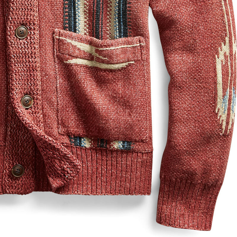 Ronald | Vintage Jacquard Knit Cardigan