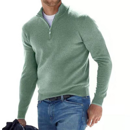 JAMES - COMFORTABLE ZIP-UP SWEATER