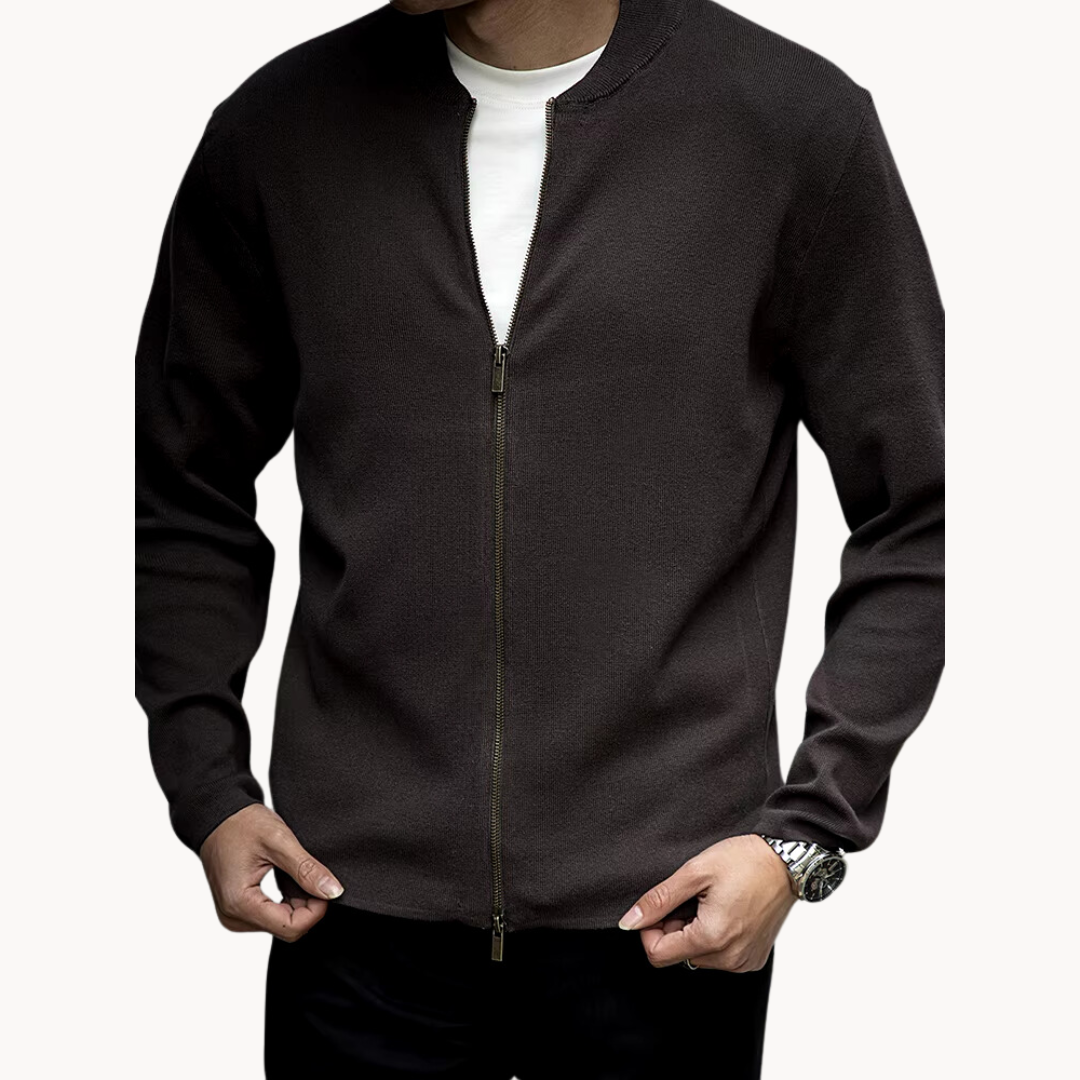 Xavier | Zip Cardigan