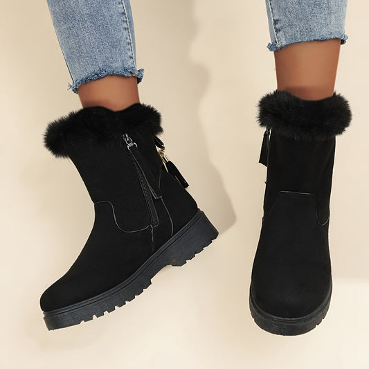 Zoe | Black Winter Boots