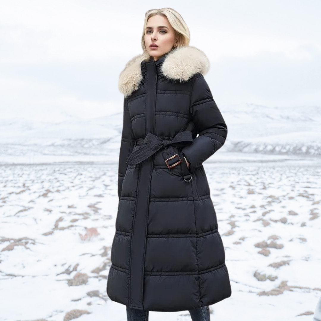 Lily | Luxurious Winter Parka With Fur Hood