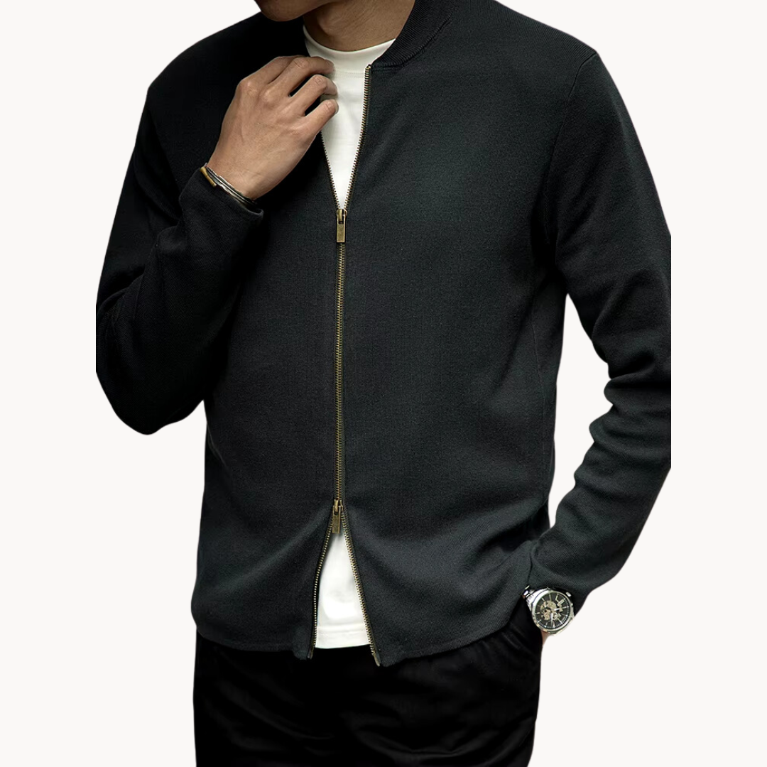 Xavier | Zip Cardigan