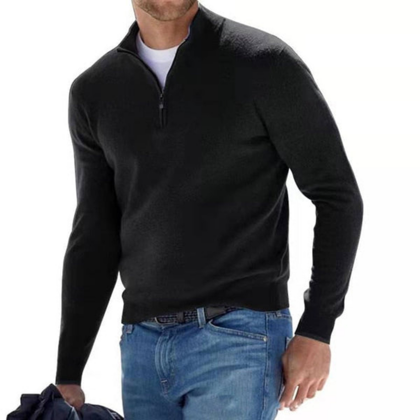 JAMES - COMFORTABLE ZIP-UP SWEATER