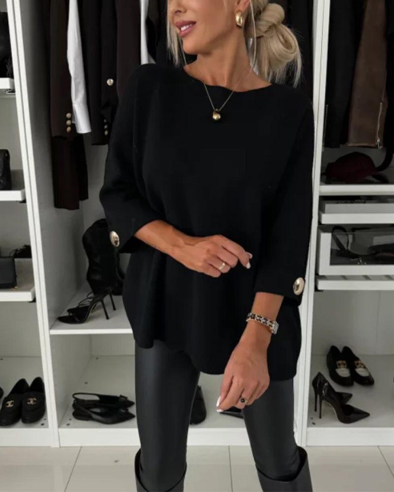 Isabella | Elegant Knit Blouse