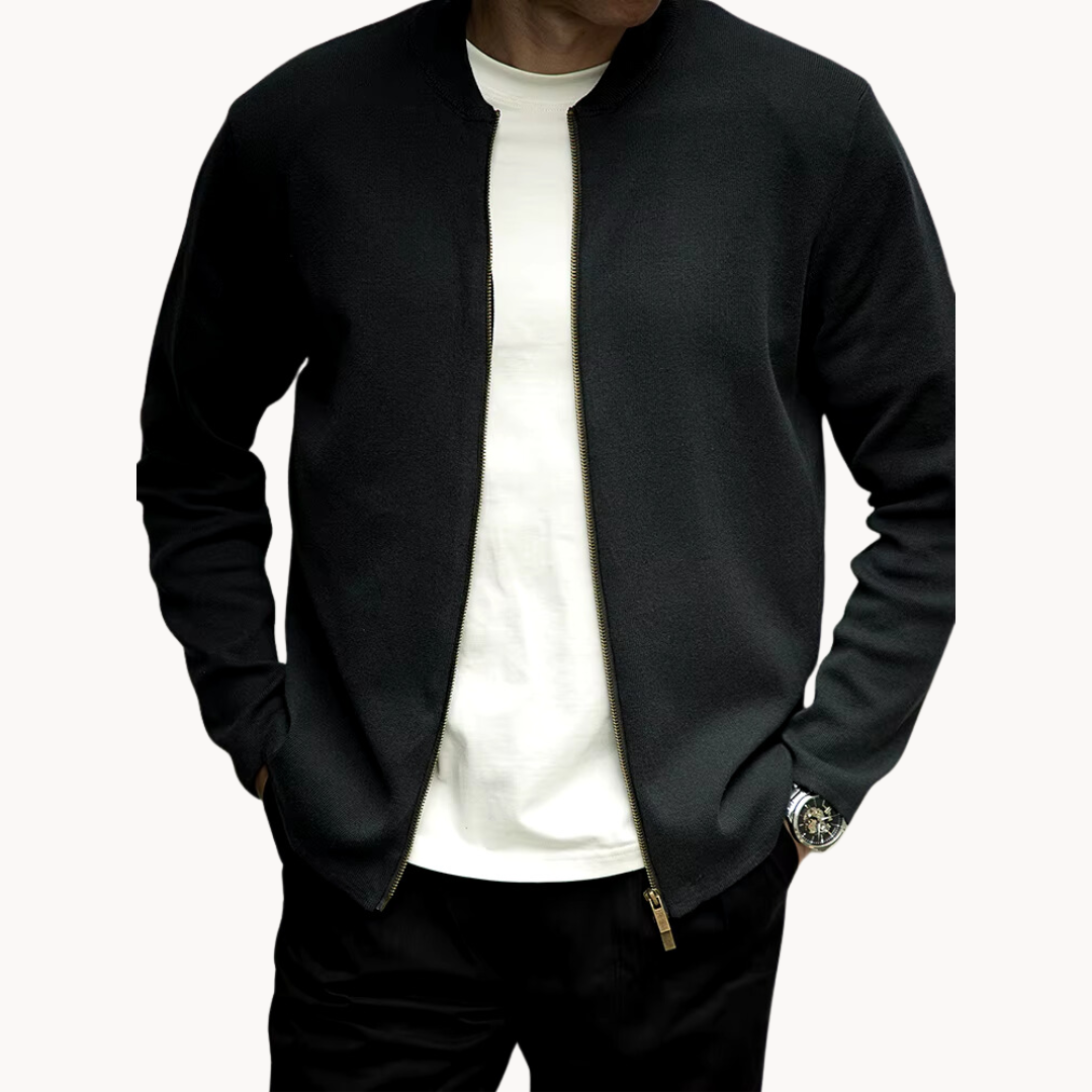 Xavier | Zip Cardigan