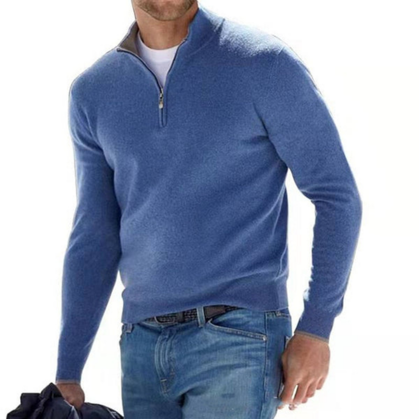 JAMES - COMFORTABLE ZIP-UP SWEATER