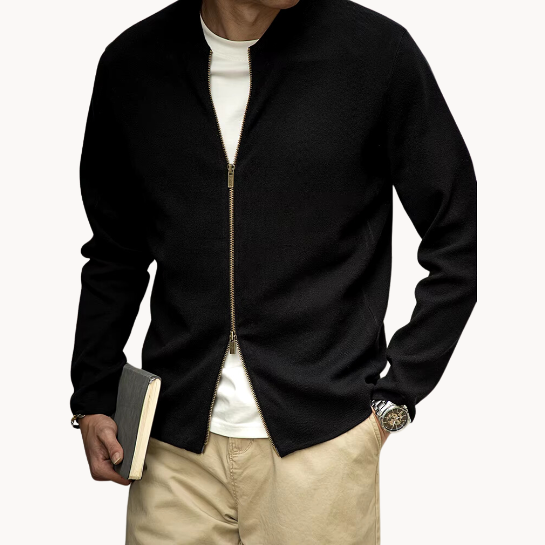 Xavier | Zip Cardigan