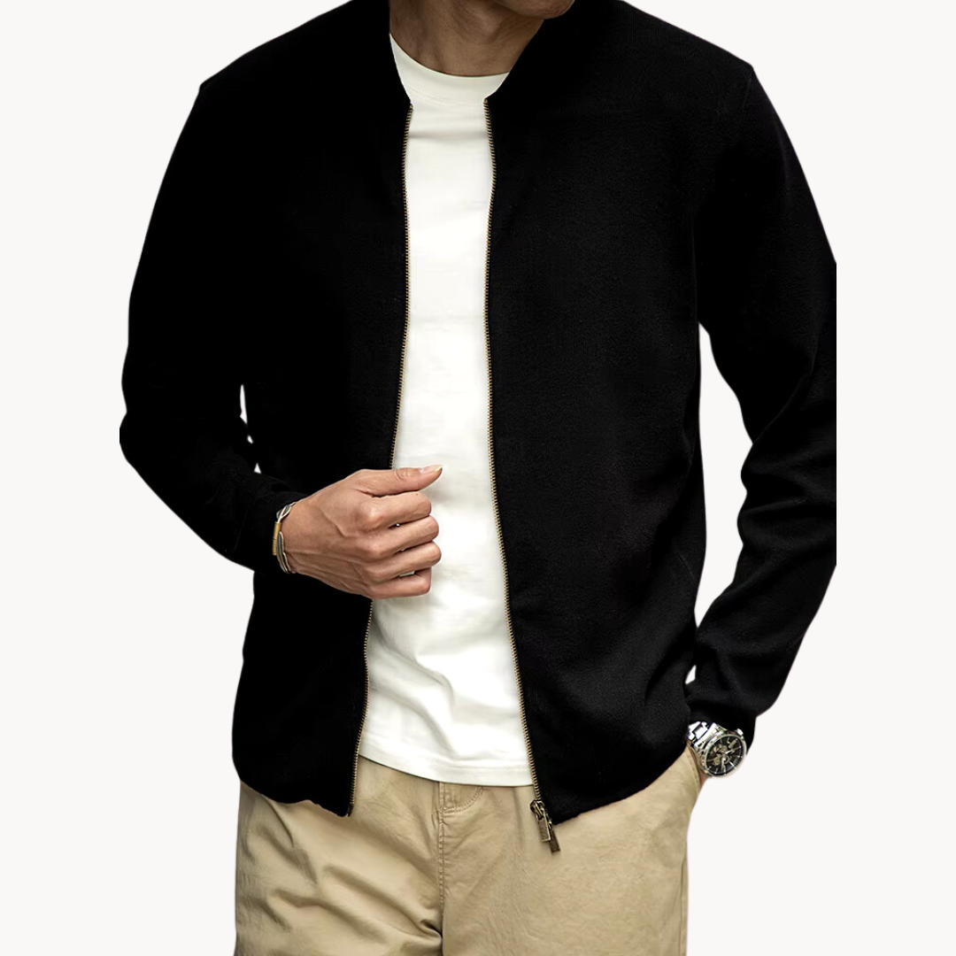 Xavier | Zip Cardigan