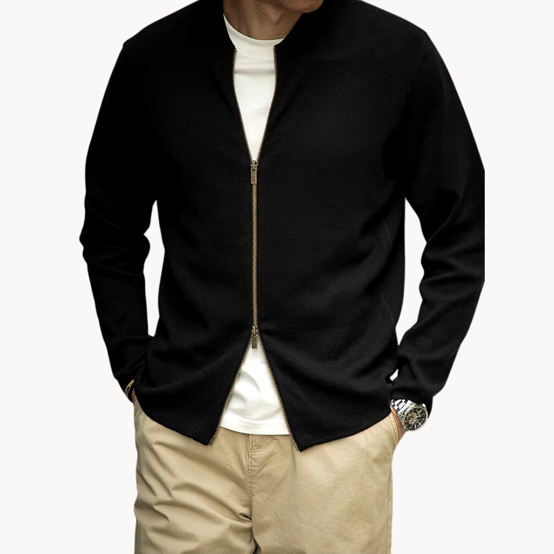 Xavier | Zip Cardigan