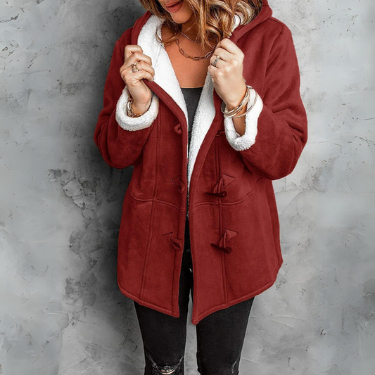 Chloe | Soft hooded coat