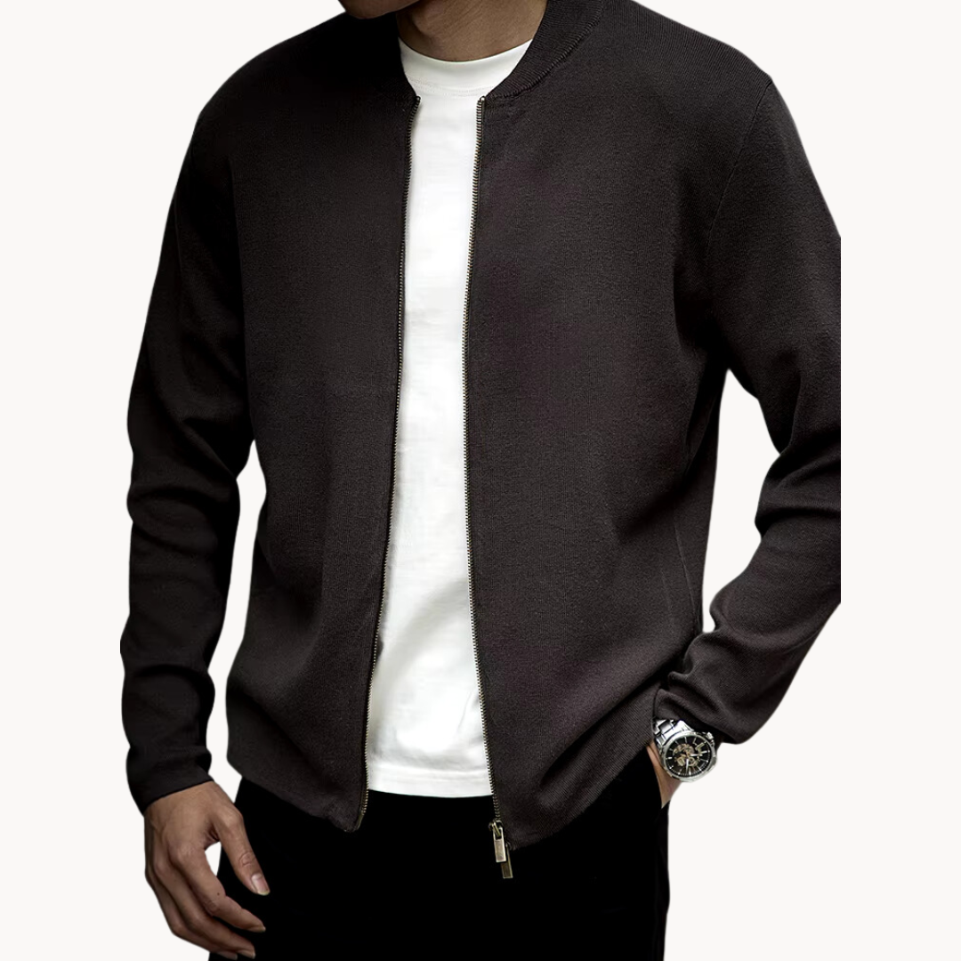 Xavier | Zip Cardigan