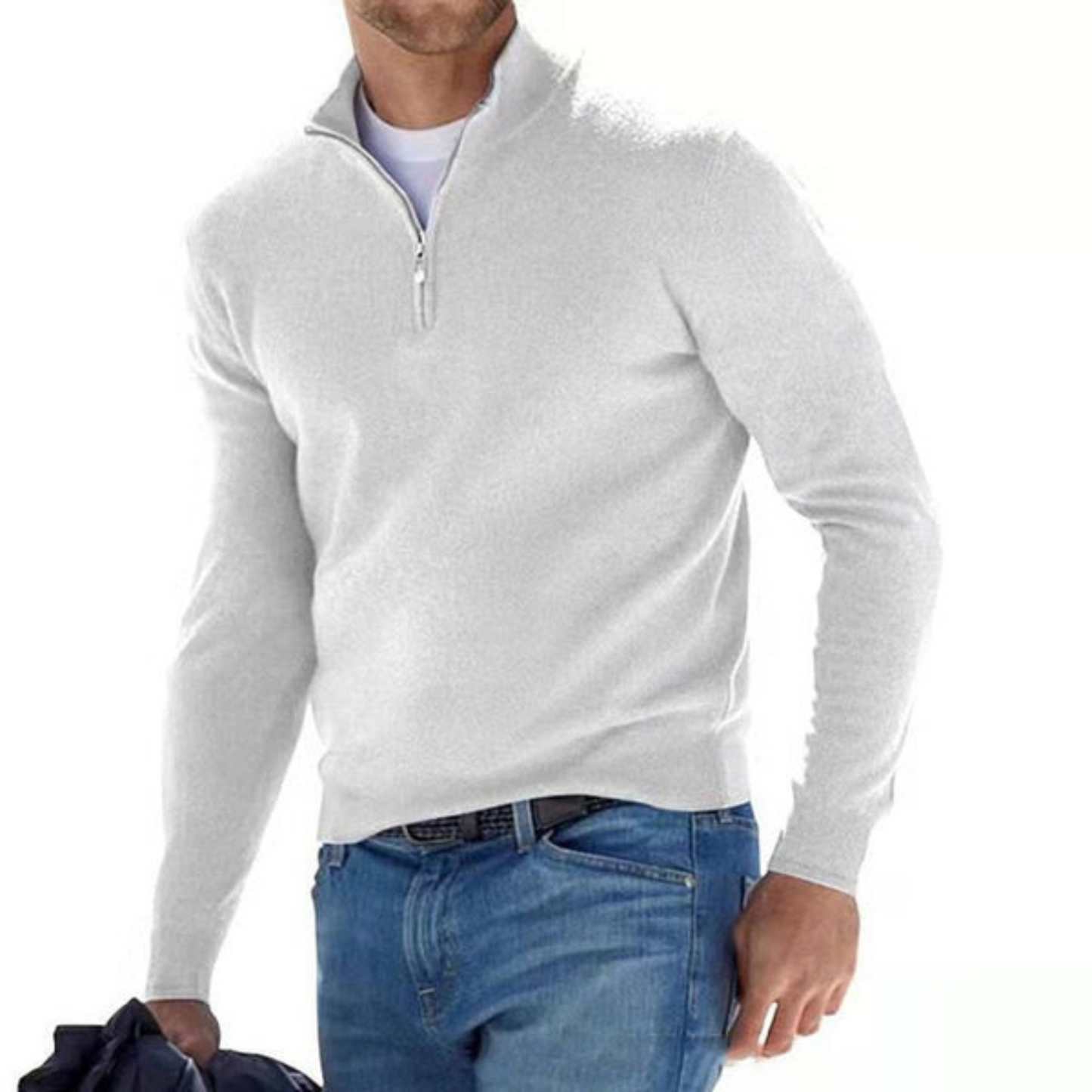 JAMES - COMFORTABLE ZIP-UP SWEATER