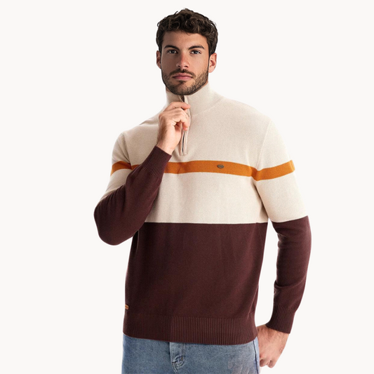 Adam | Sweater with Quarter Zipper