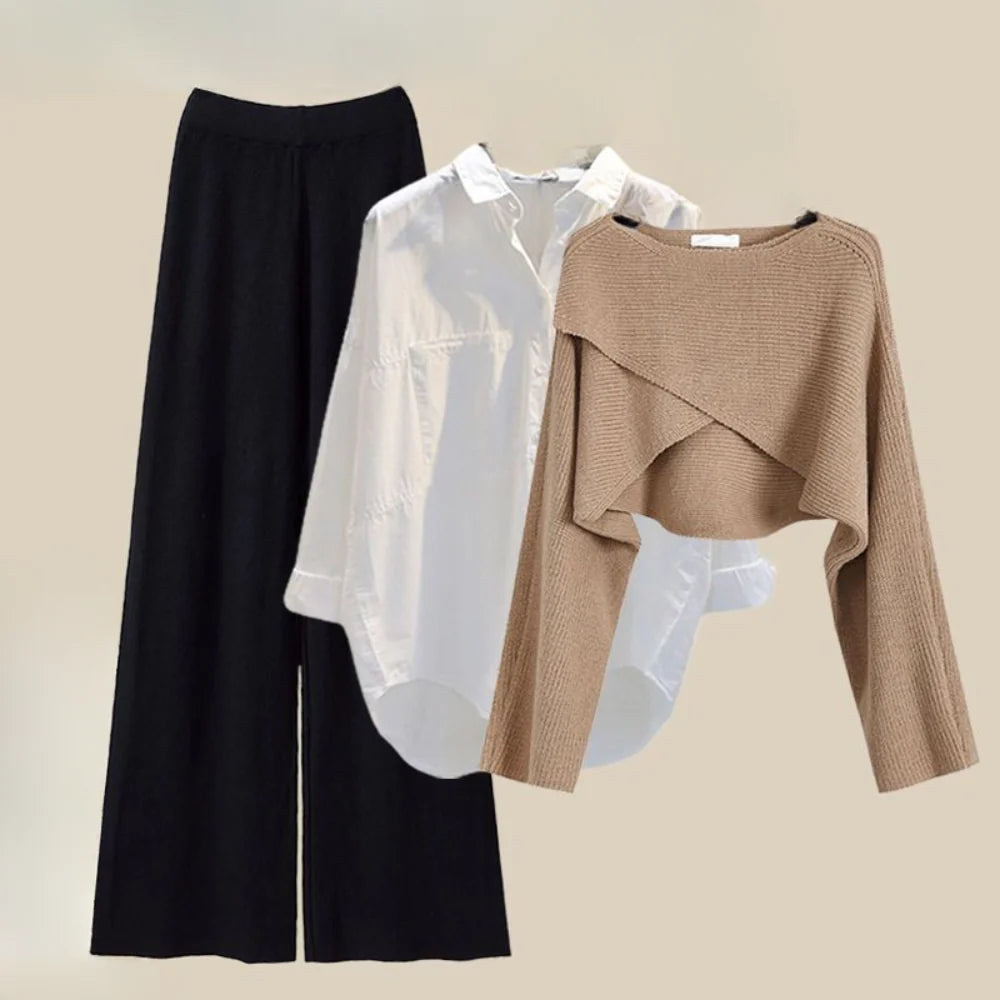 Maegan | Comfortable, soft three-piece set with long sleeves