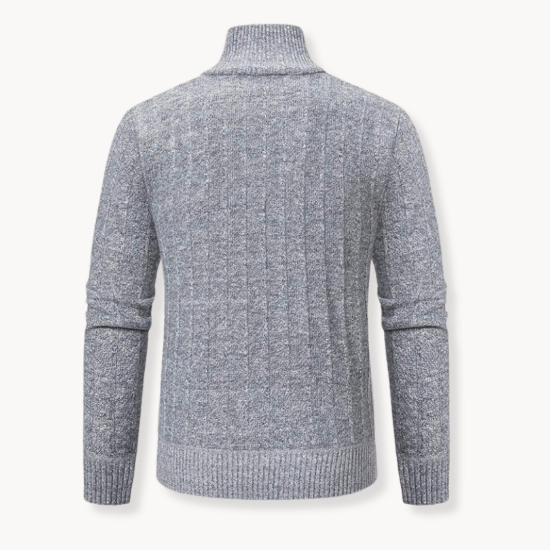 Rob | Knit Quarter Zip Sweater