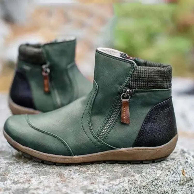 Ellen | Premium Zipper Orthopedic Waterproof Boots