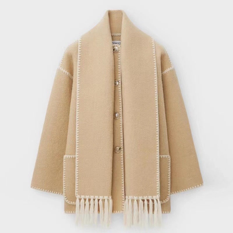 Viona | Comfortable Wool Mantel Jacket