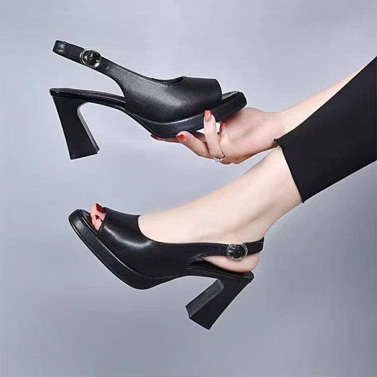 Melany | Orthopedic leather heels