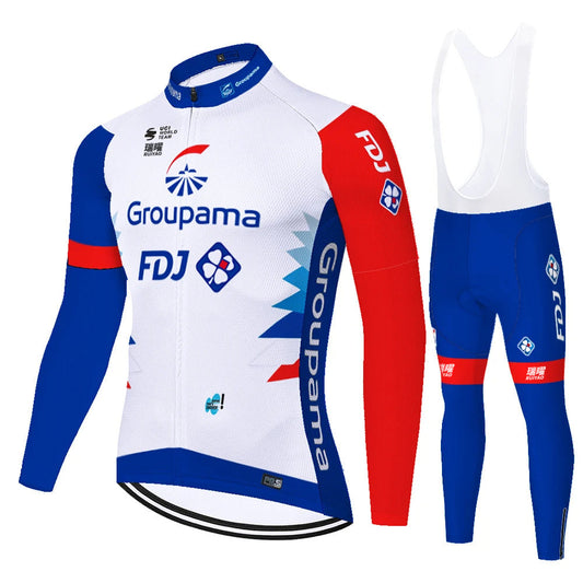 FDJ | Long Sleeved Pro Cycling Kit