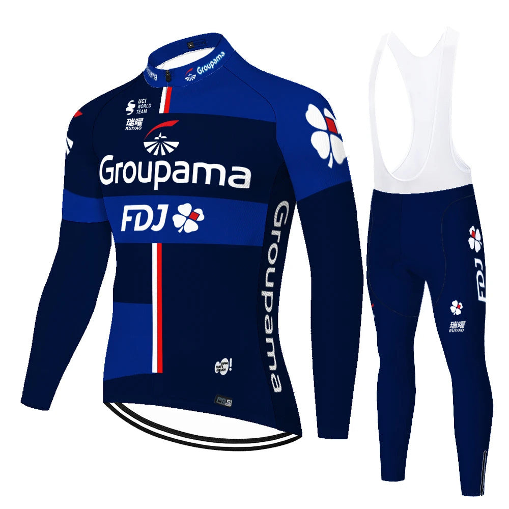 FDJ | Long Sleeved Pro Cycling Kit