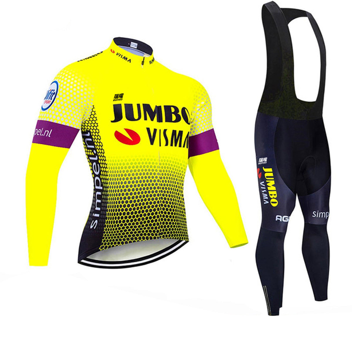 Jumbo | Long Sleeved Pro Cycling Kit