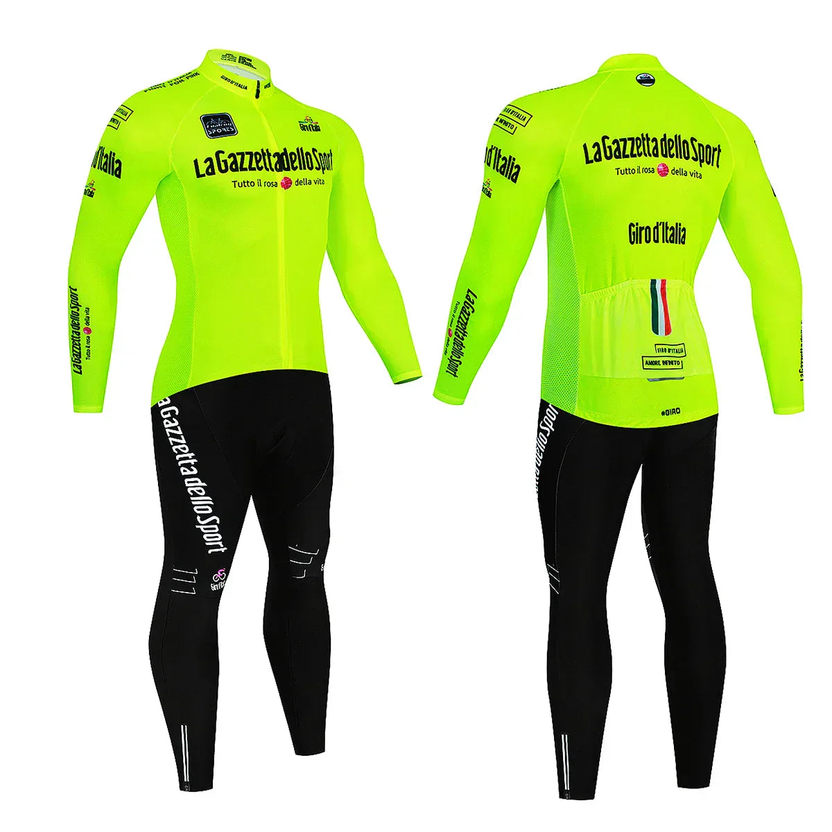 Giro d'Italie | Long Sleeved Pro Cycling Kit