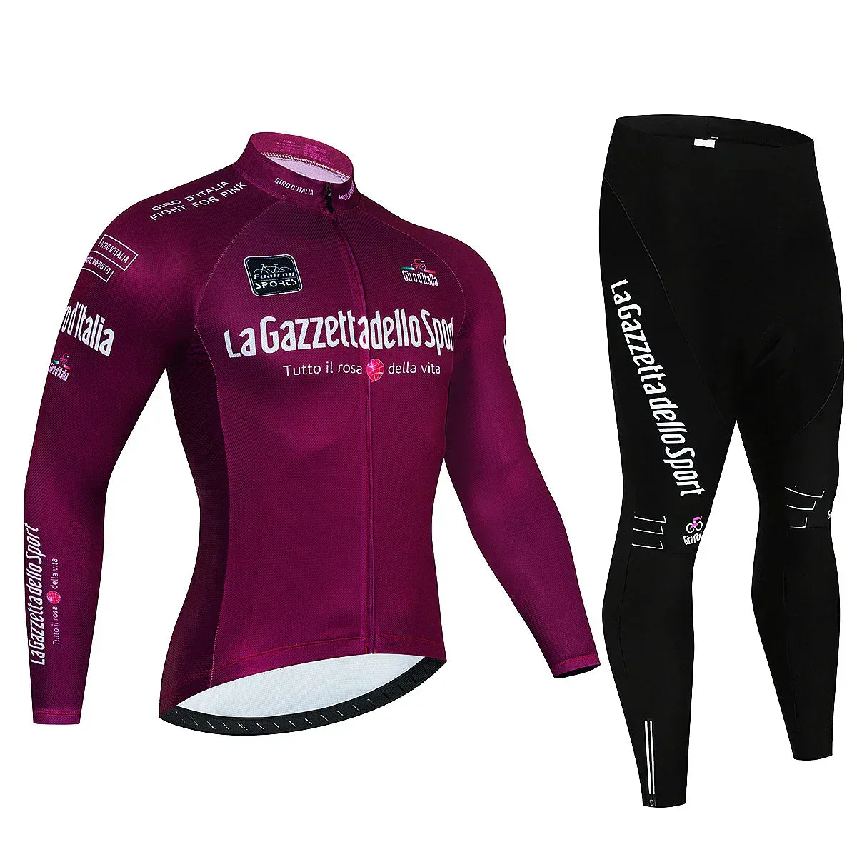 Giro d'Italie | Long Sleeved Pro Cycling Kit