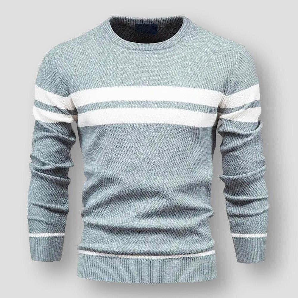 ALEX - STRIPED KNIT SWEATER