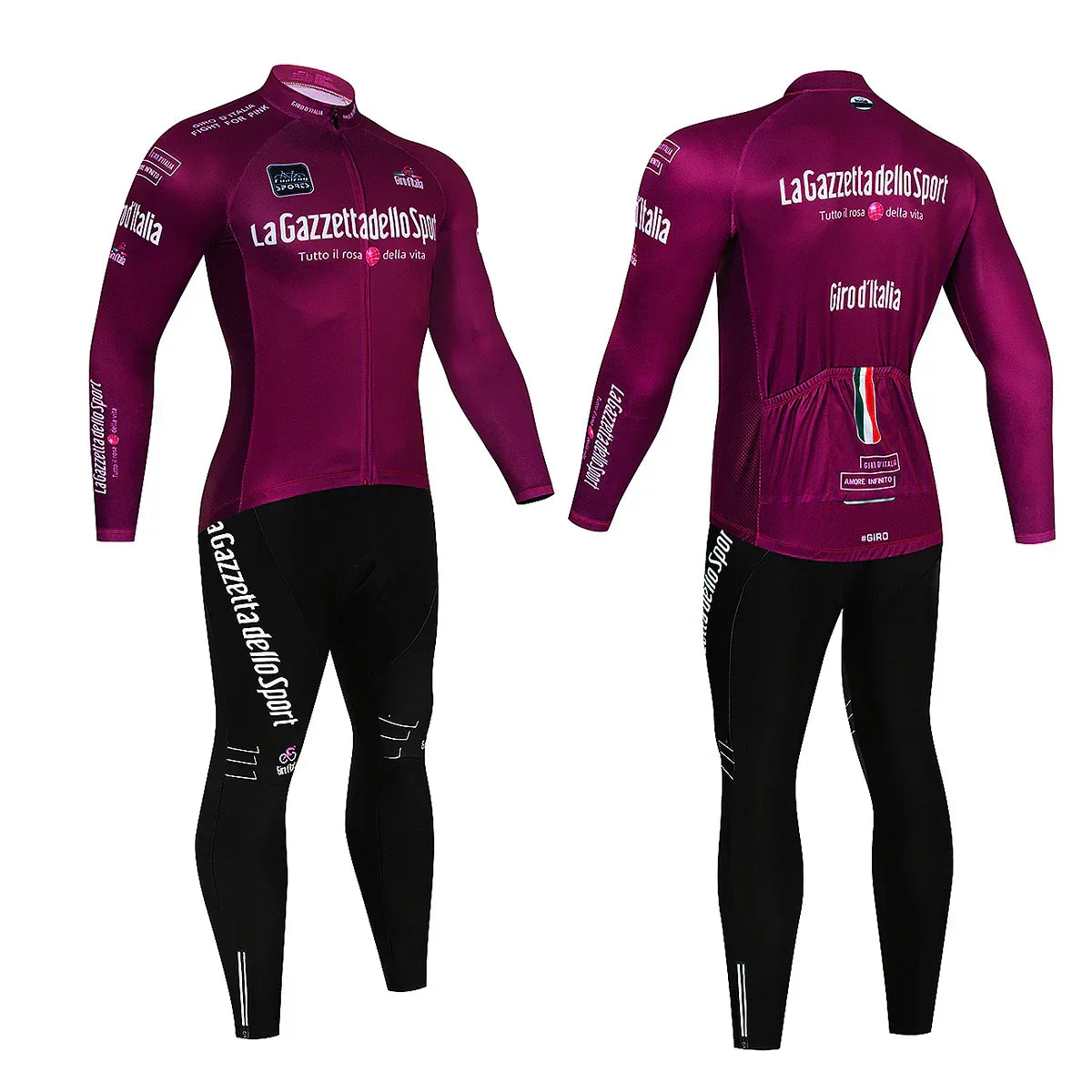 Giro d'Italie | Long Sleeved Pro Cycling Kit