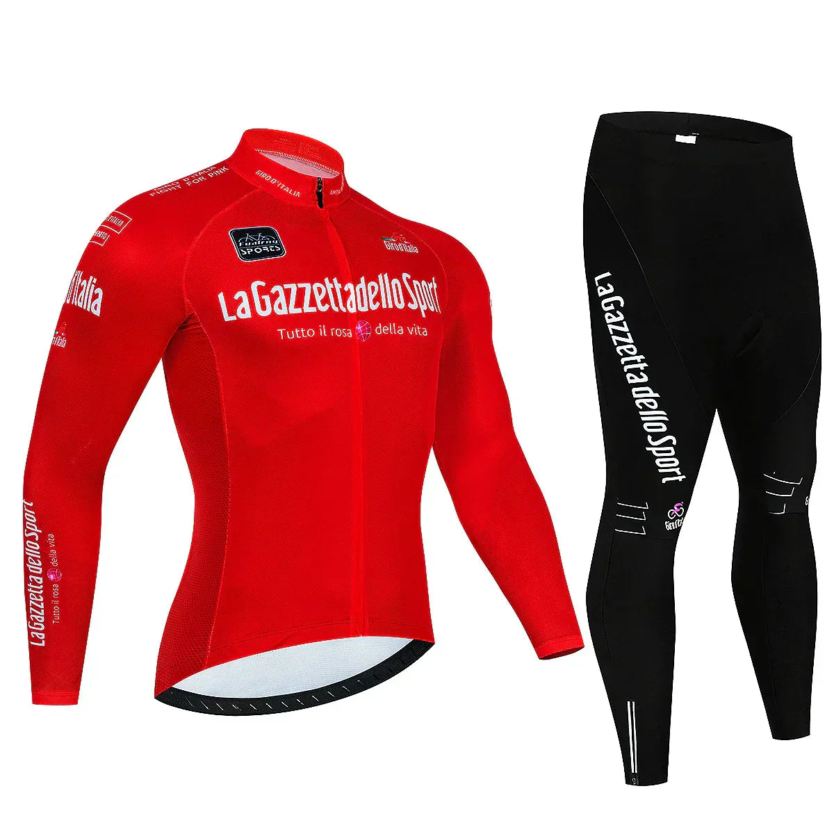 Giro d'Italie | Long Sleeved Pro Cycling Kit