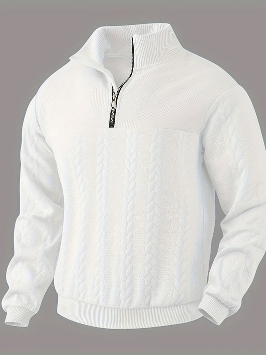 Grayson | Vintage Men's Sweater with Zipper