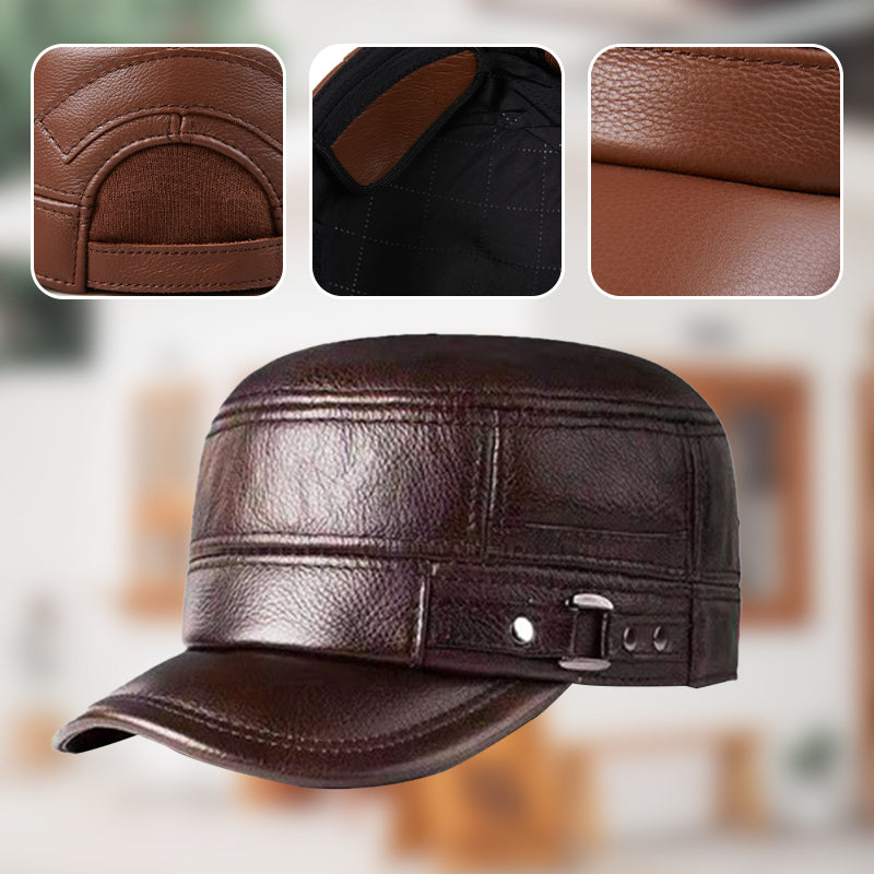 Steve | Leather Padded Cap