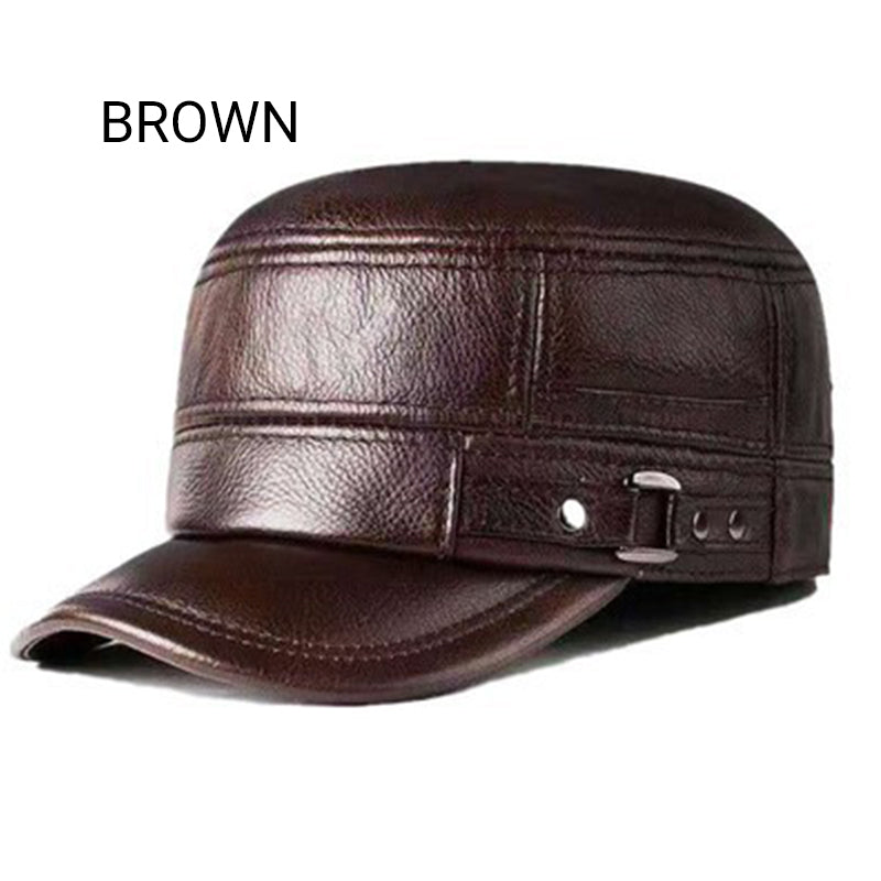 Steve | Leather Padded Cap